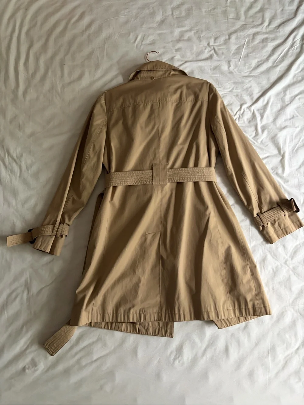 Michael Kors Beige Trench Coat with Belt